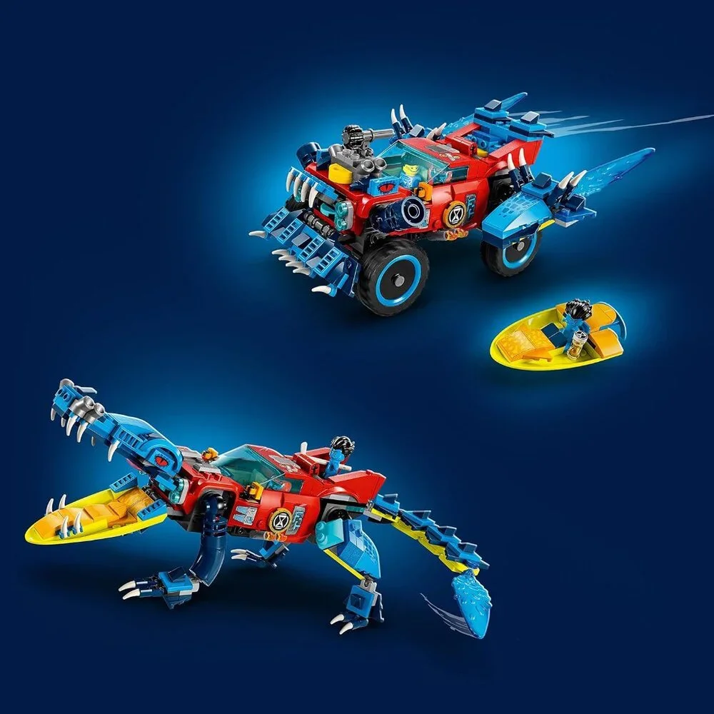NEW LEGO DREAMZzz Crocodile Off-Road Car Truck Boat 71458 Minifigures 494 Pieces - Picture 13 of 16